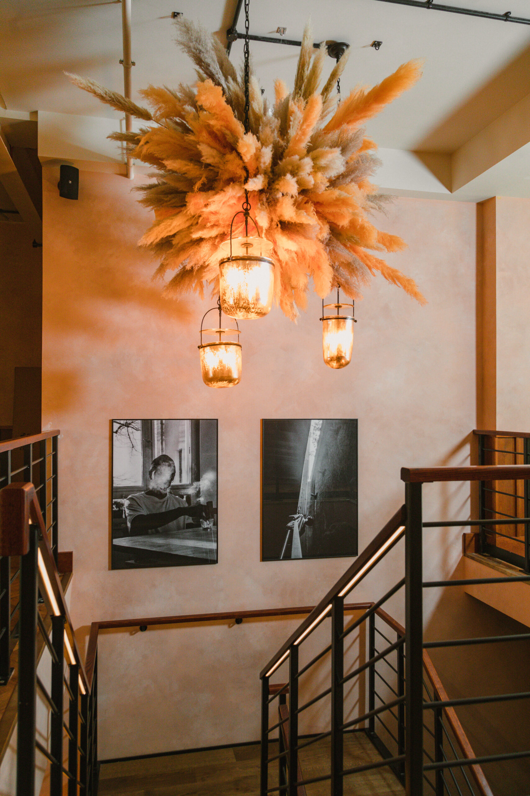 Reception area.