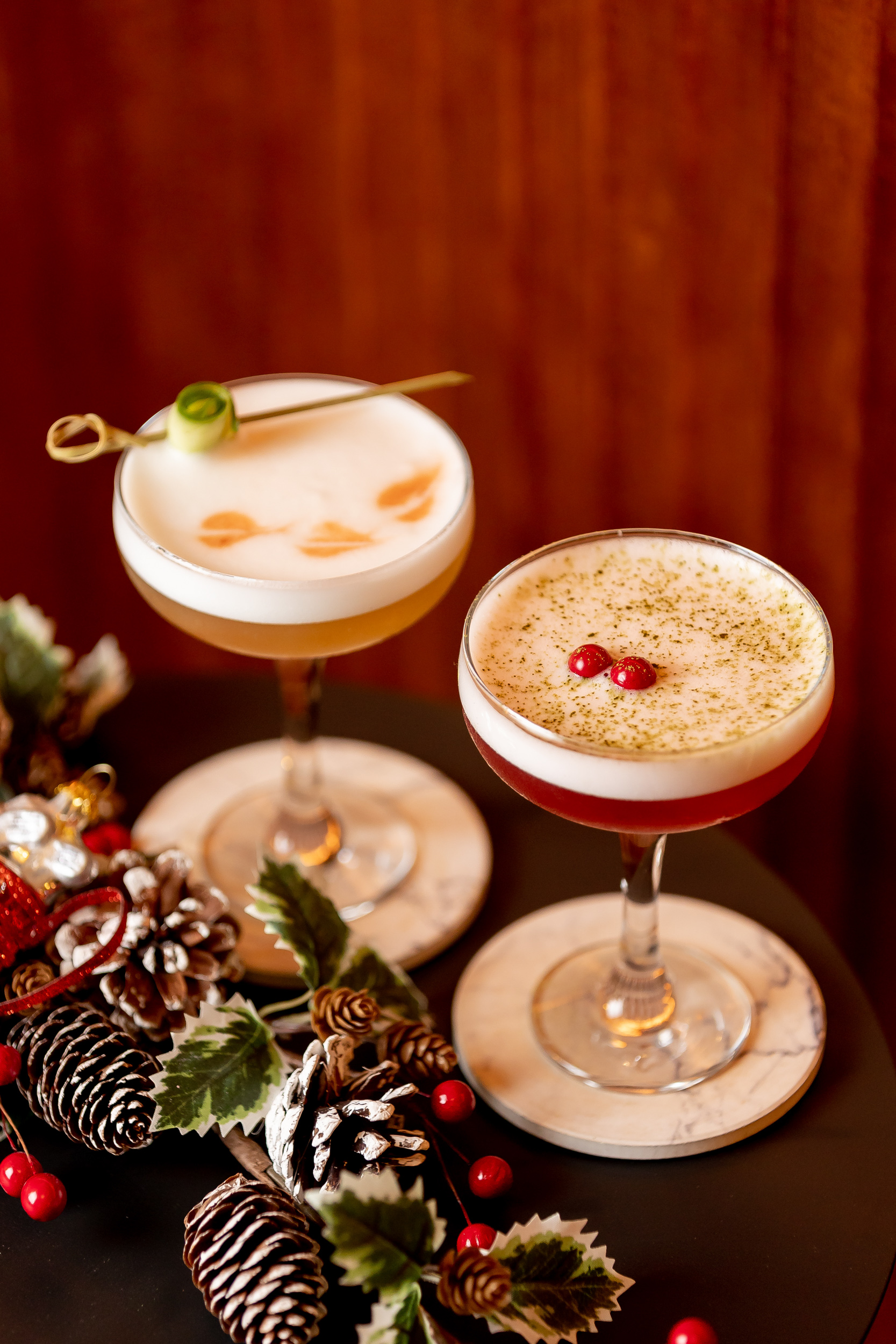 Christmas cocktails